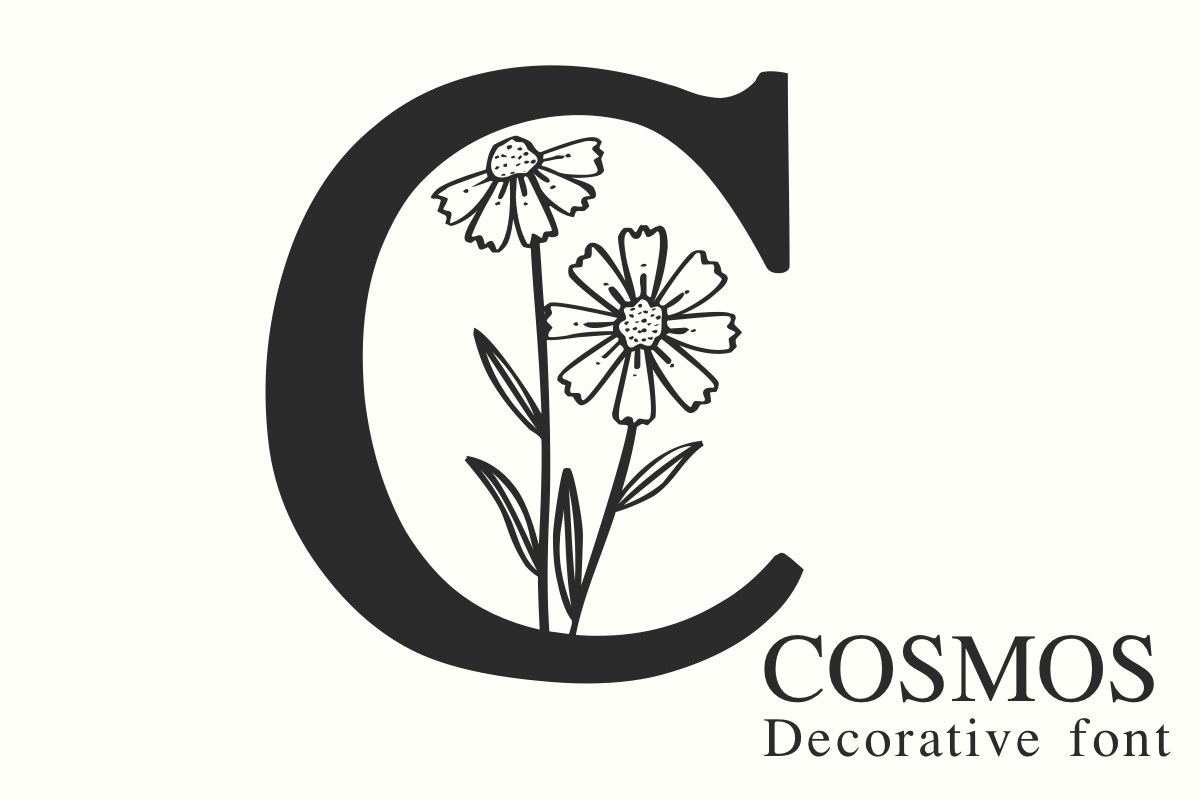 Cosmos Font preview