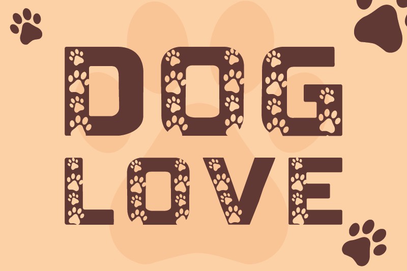 Dog Love Font preview