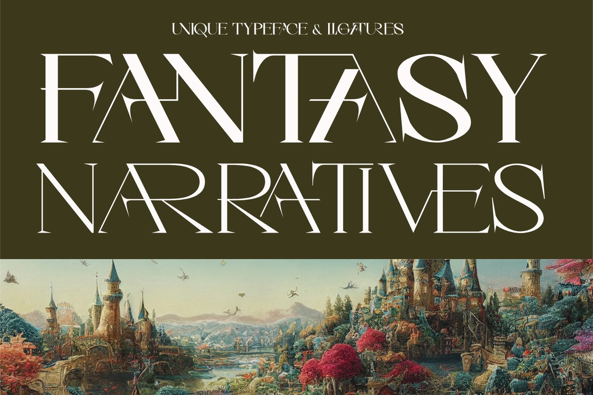 Fantasy Narratives Bold Font preview