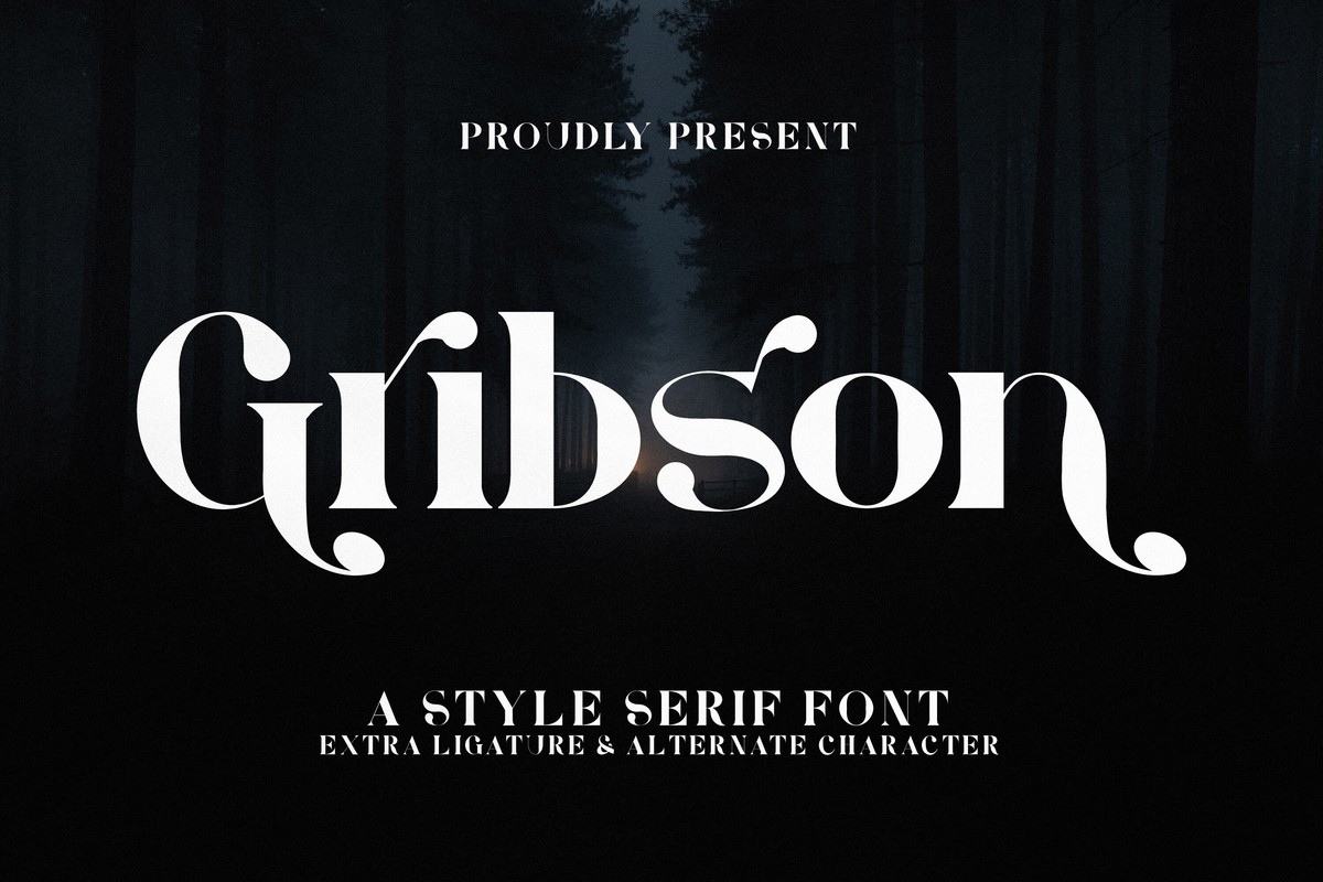 Gribson Regular Font preview