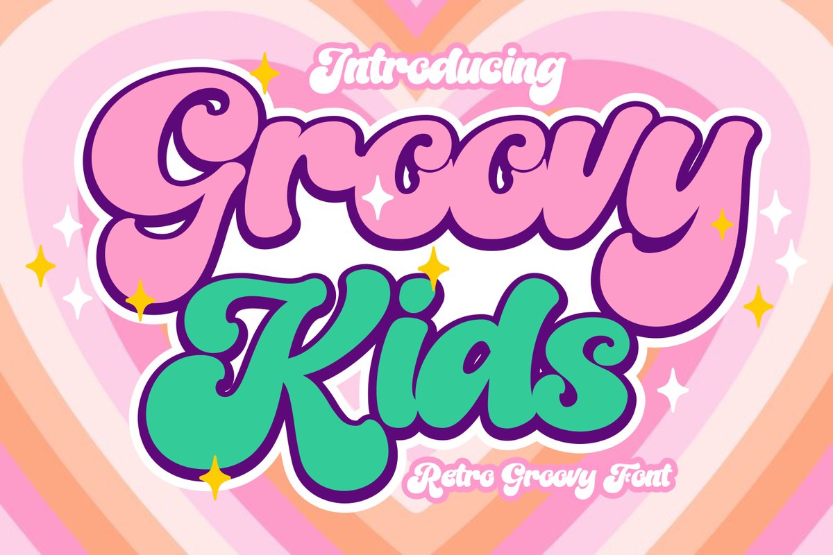 Groovy Kids Font preview