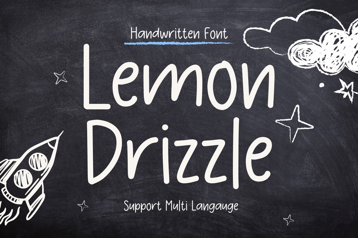 Lemon Drizzle Font preview