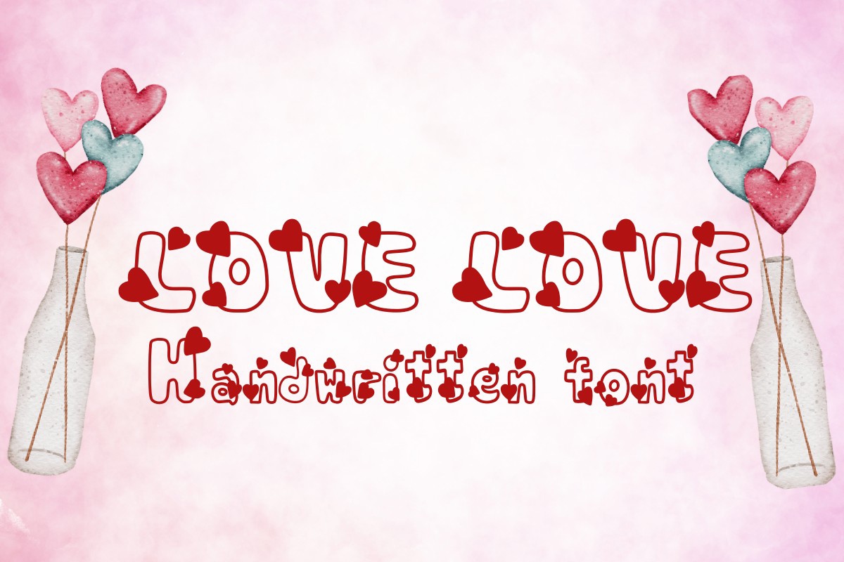 Love Love Font preview