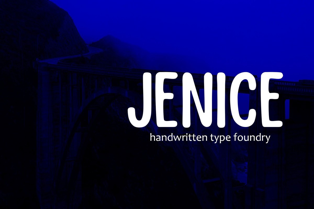 Jenice Regular Font preview