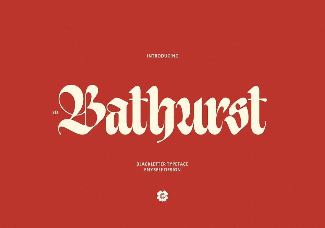 ED Bathurst Regular Font preview