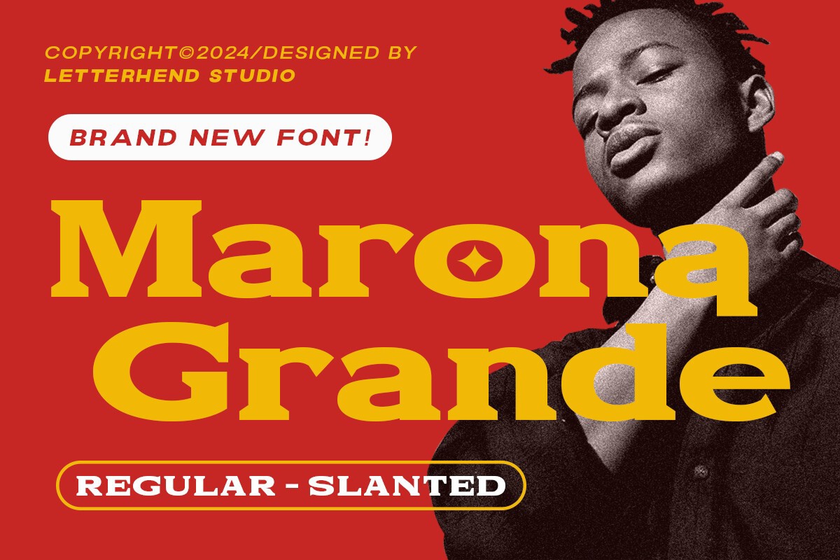 Marona Grande Regular Font preview