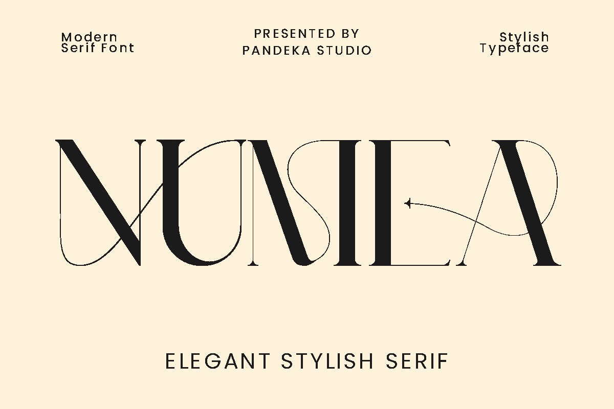 Numea Font preview