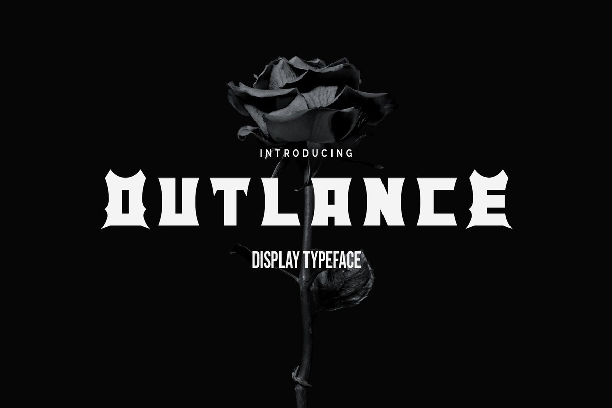 Outlance Regular Font preview