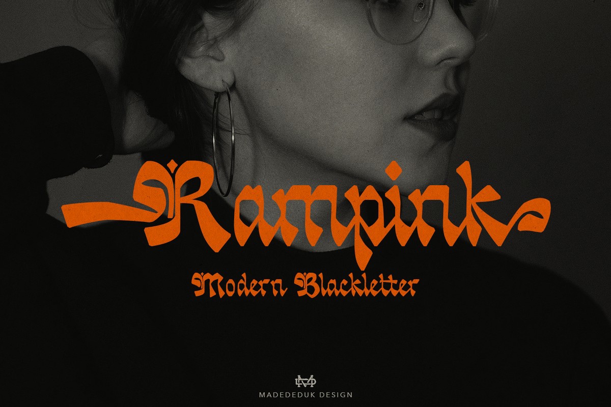 Rampink Font preview