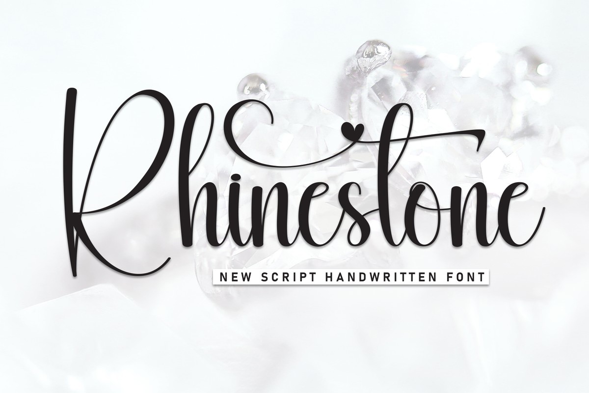 Rhinestone Regular Font preview