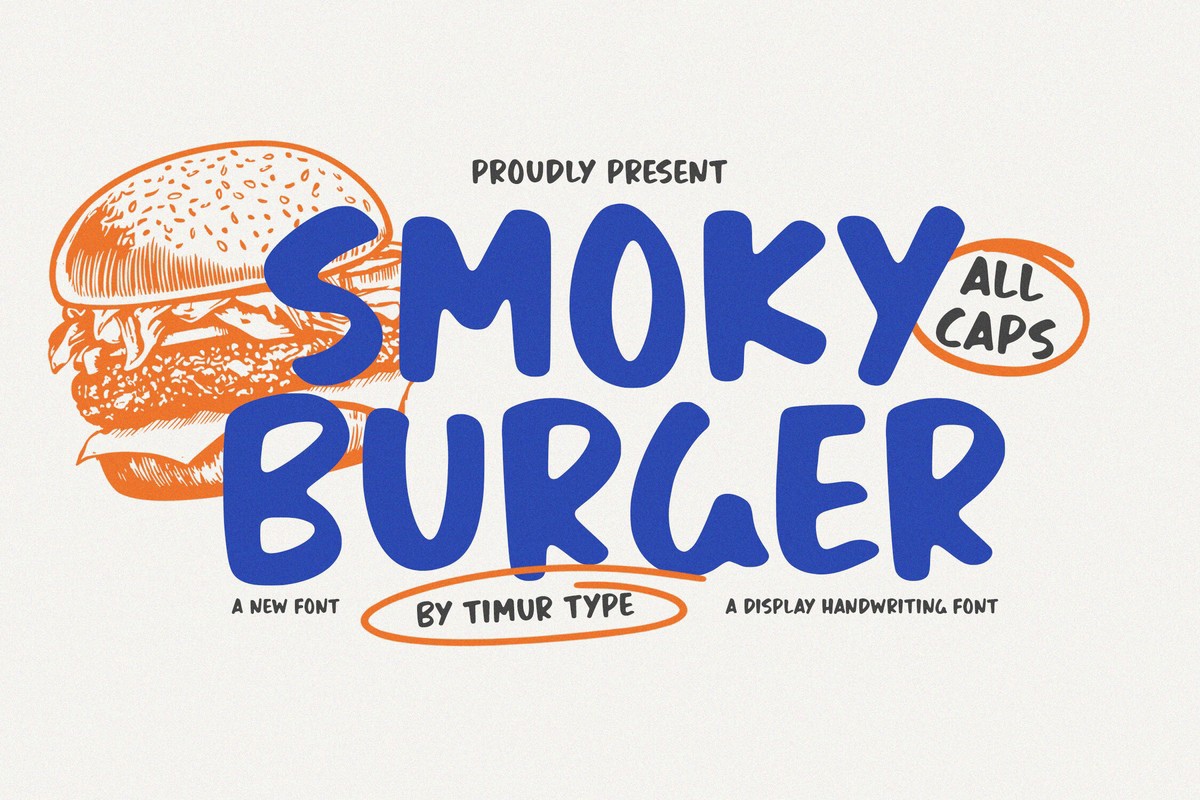 Smoky Burger Regular Font preview