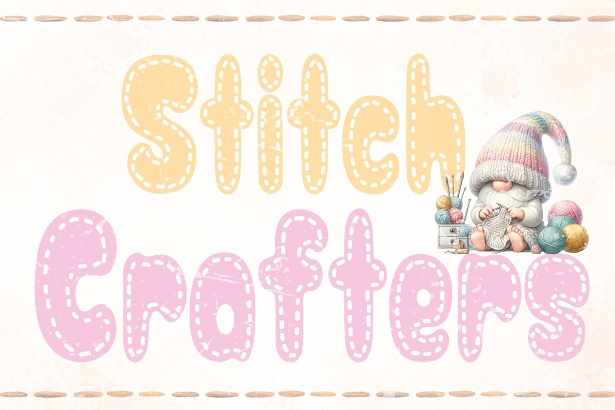 Stitch Crafters Regular Font preview