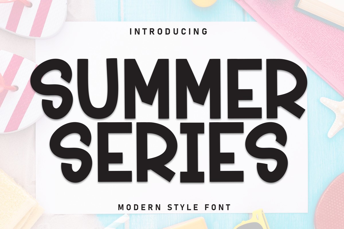 Summer Series Font preview