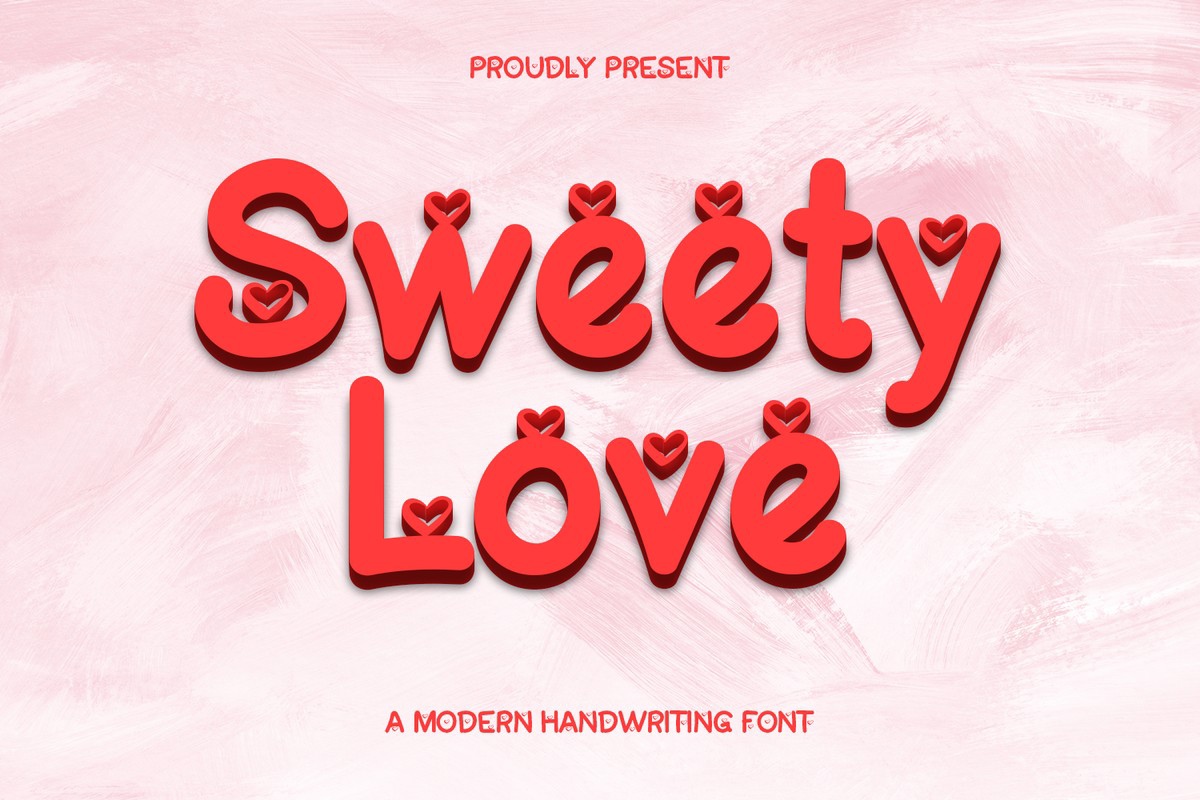 Sweety Love Font preview