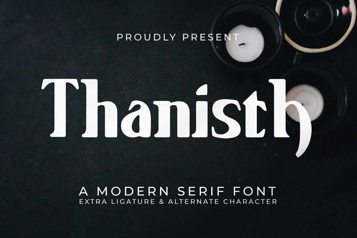 Thanisth Regular Font preview