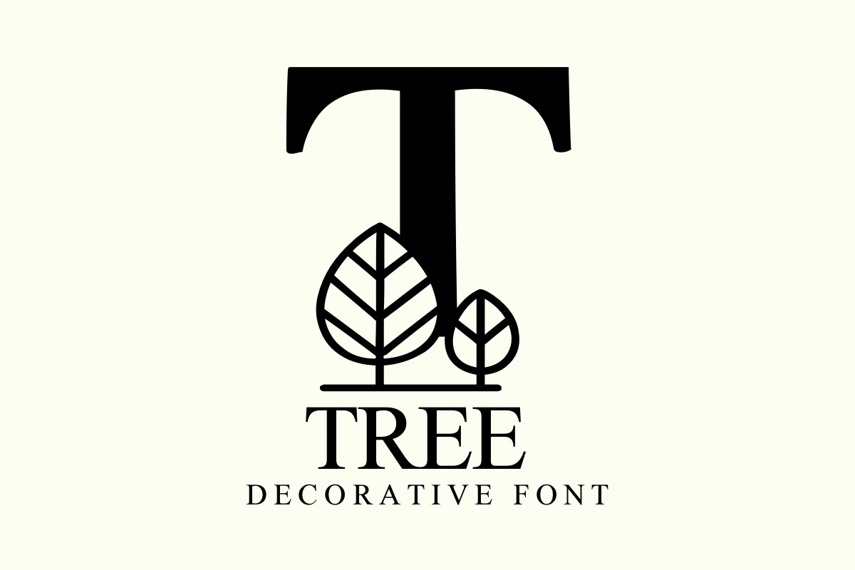 Tree Font preview