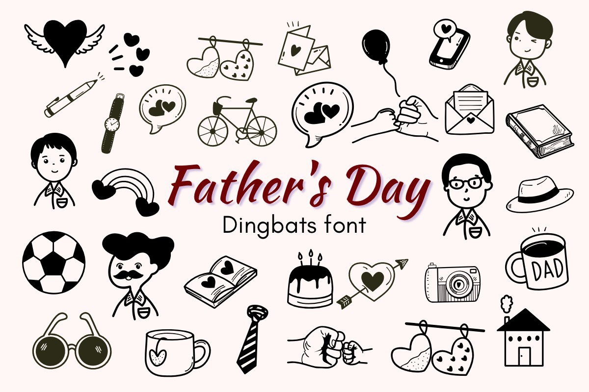 Father's Day Regular Font preview