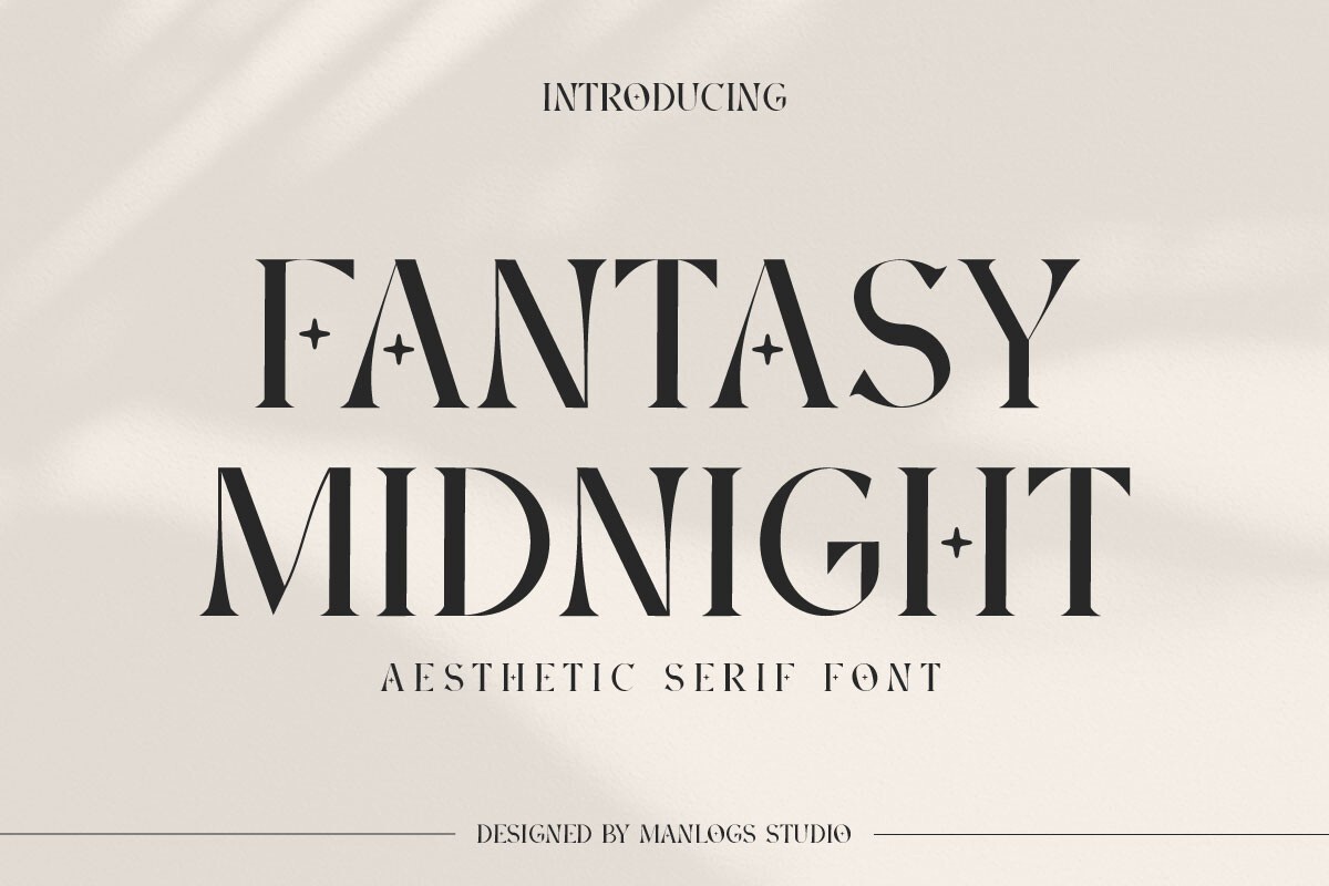 Fantasy Midnight Regular Font preview