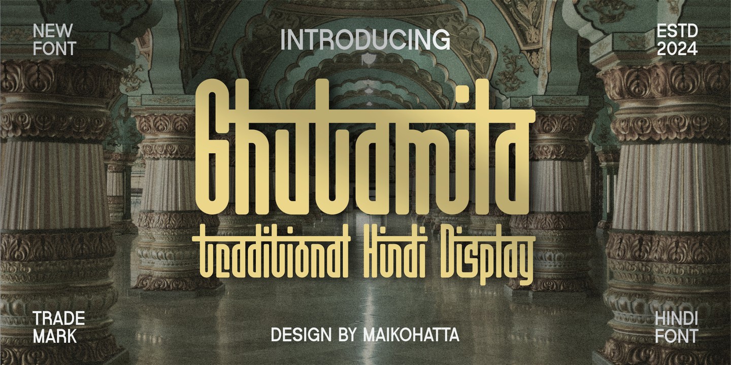 Ghutamila Font preview