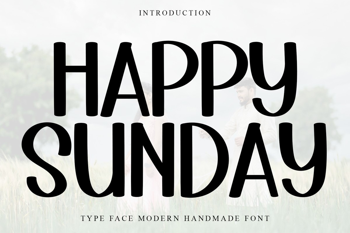 Happy Sunday Font preview