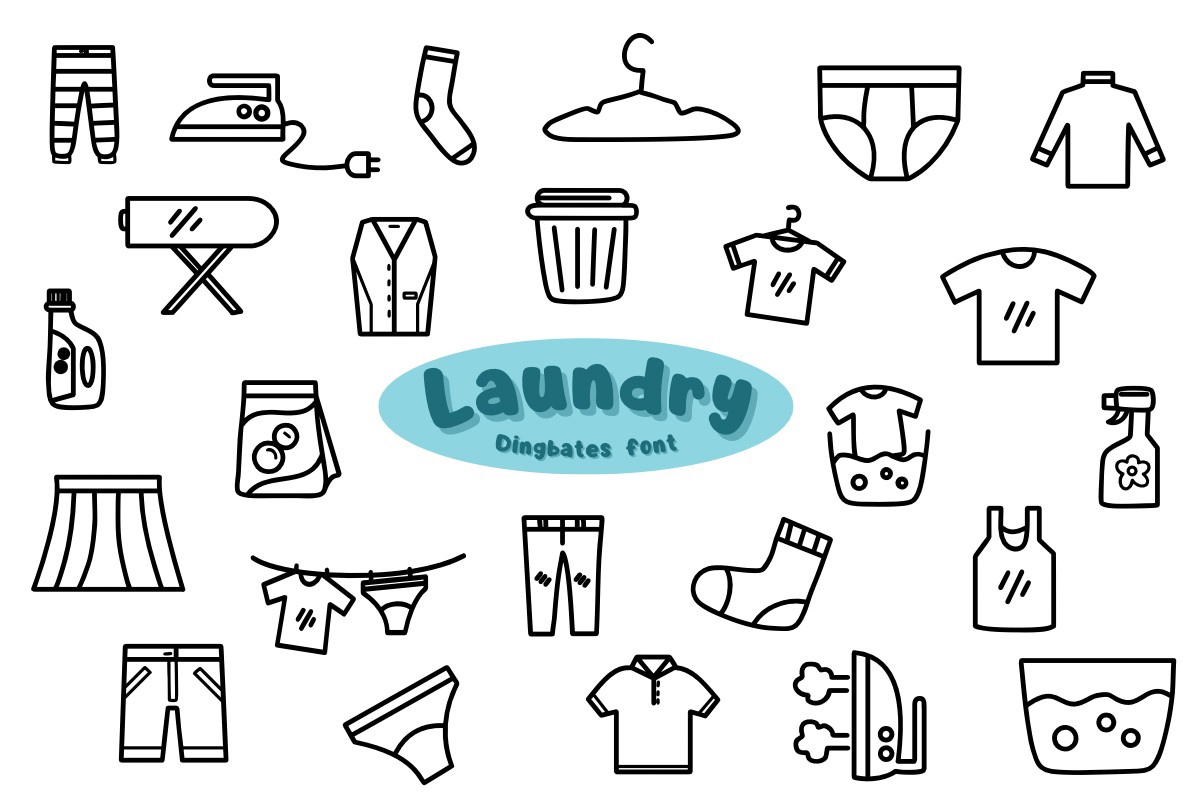 Laundry Regular Font preview