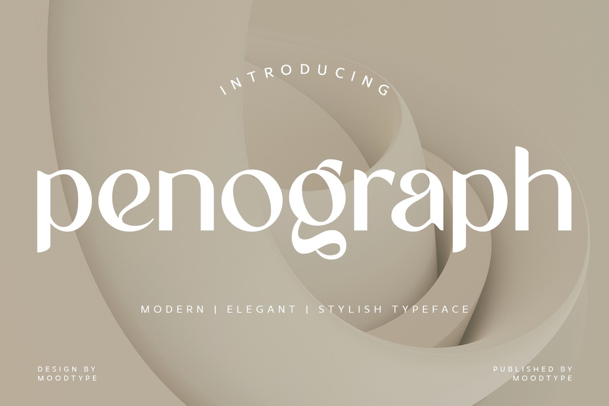 Penograph Font preview