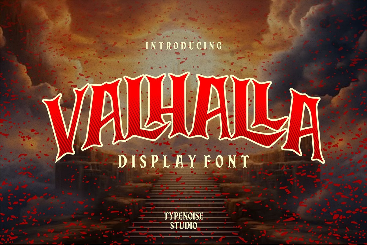 Valhalla Regular Font preview