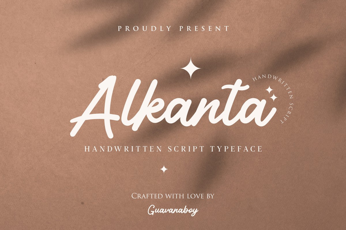 Alkanta Font preview