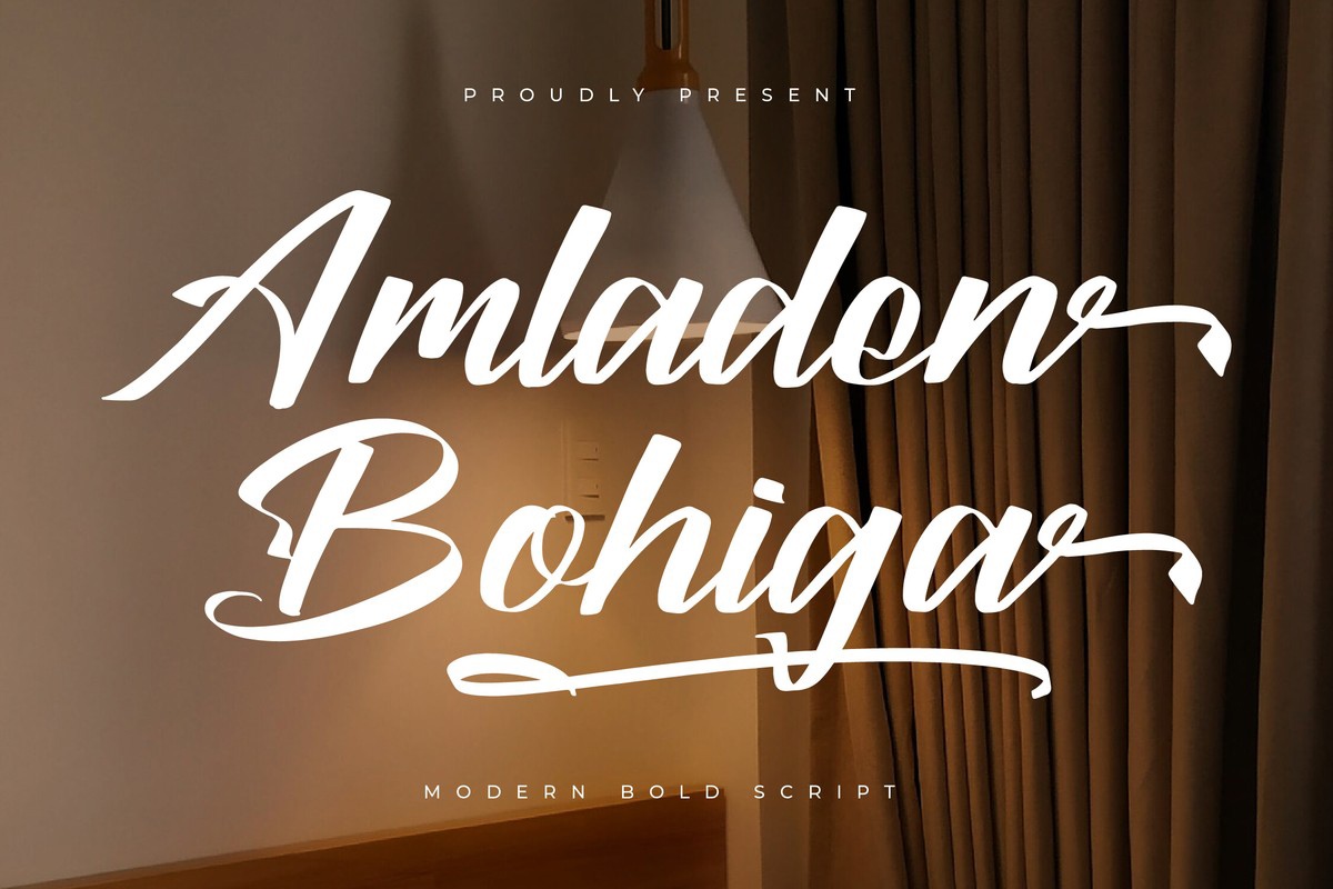 Amladen Bohiga Font preview