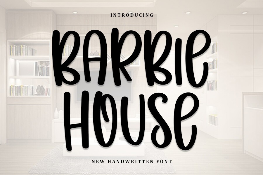 Barbie House Font preview