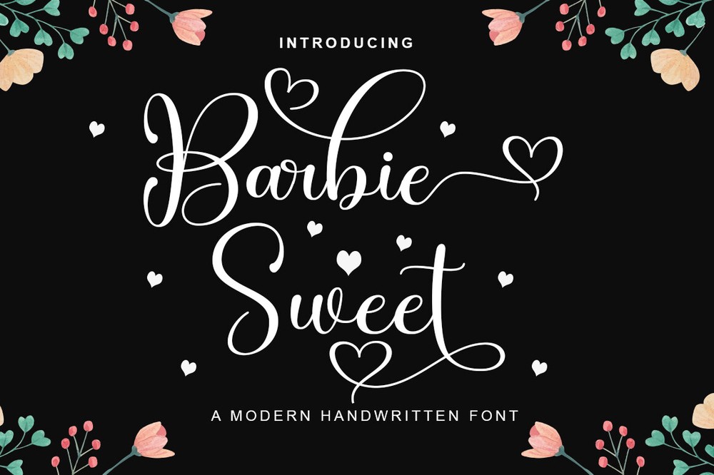 Barbie Sweet Font preview