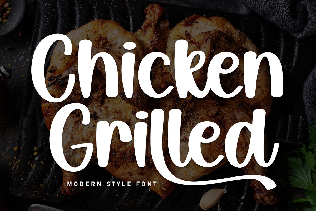 Chicken Grilled Font preview