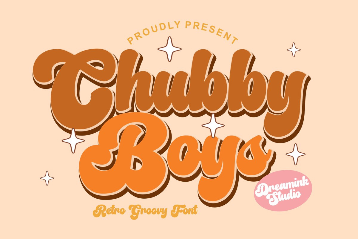 Chubby Boys Font preview