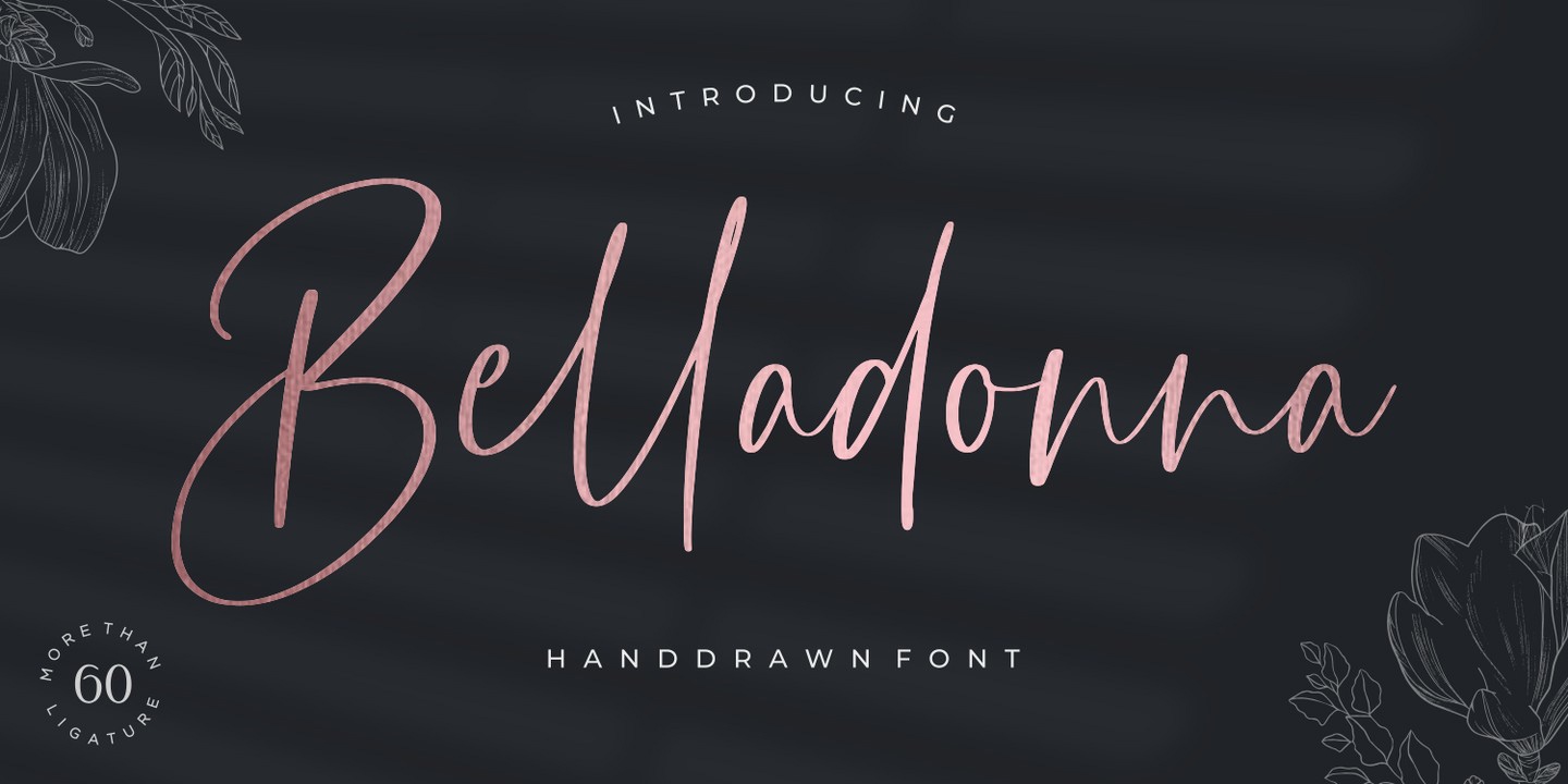 Belladonna Regular Font preview