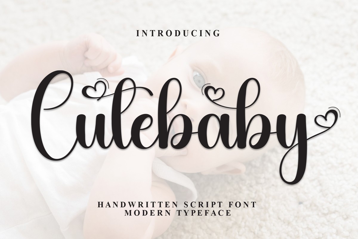 Cutebaby Regular Font preview