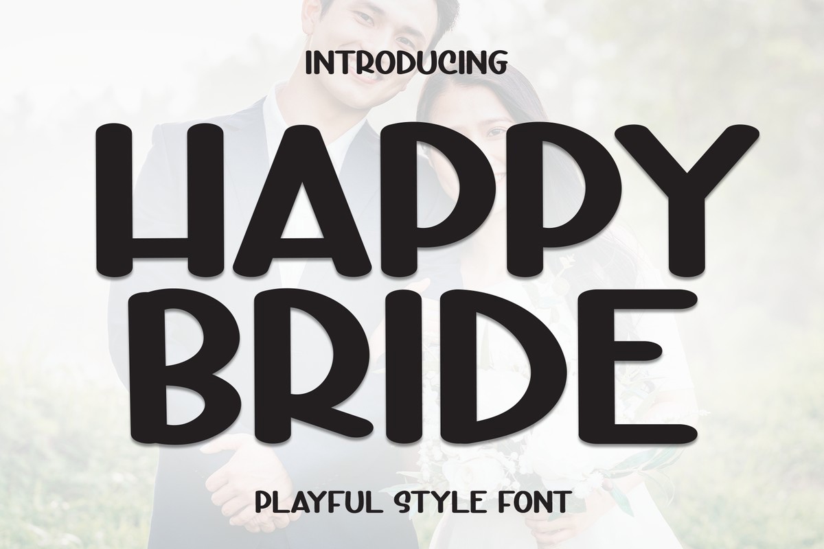 Happy Bride Regular Font preview