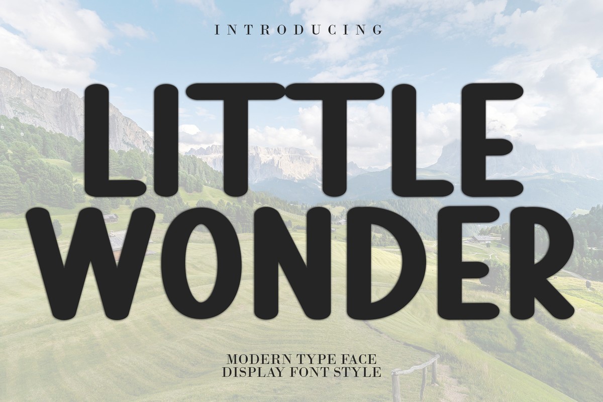 Little Wonder Font preview