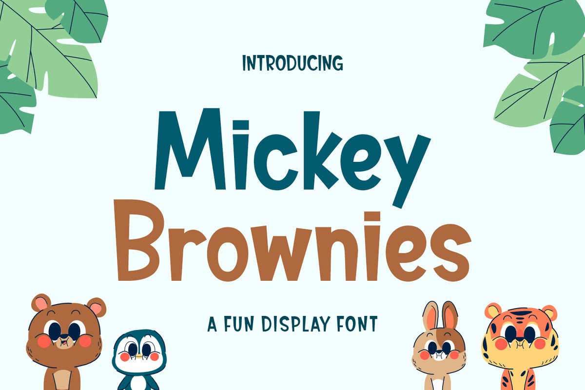 Mickey Brownies Regular Font preview