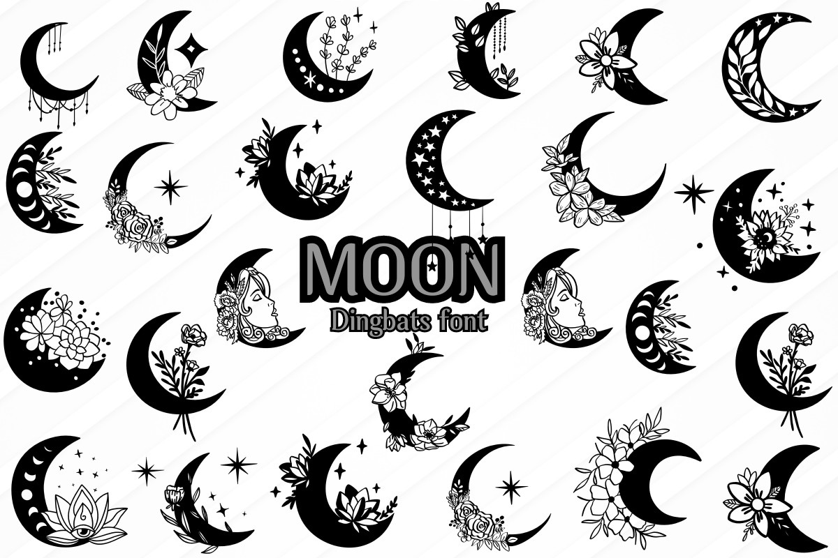 Moon Font preview