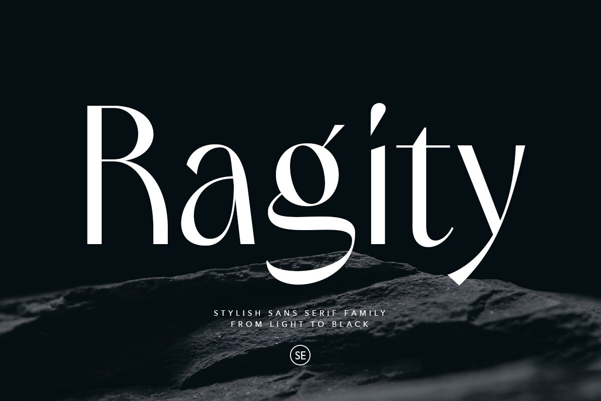 Ragity Semi Bold Font preview