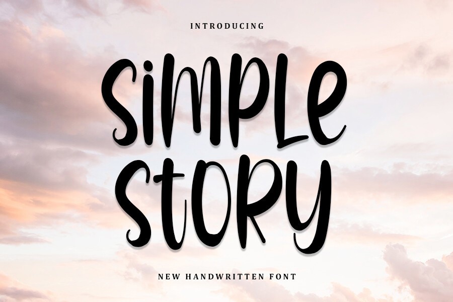 Simple Story Regular Font preview