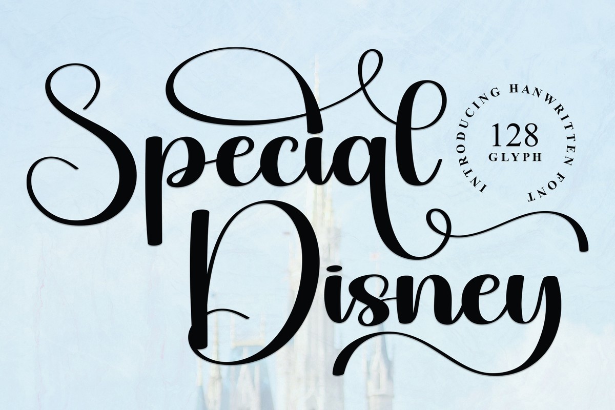 Special Disney Regular Font preview