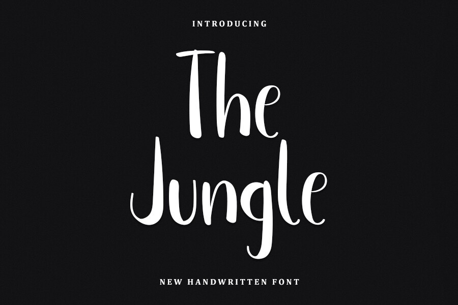 The Jungle Font preview