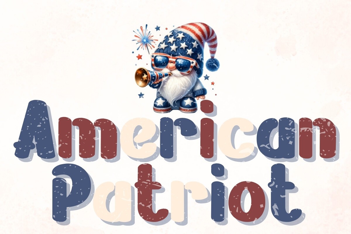 American Patriot Font preview