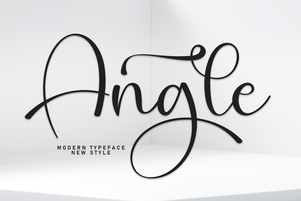 Angle Regular Font preview