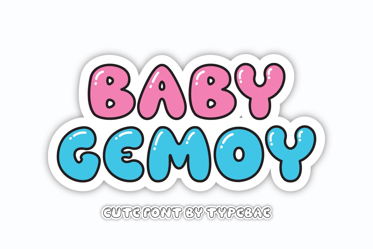 Baby Gemoy Font preview