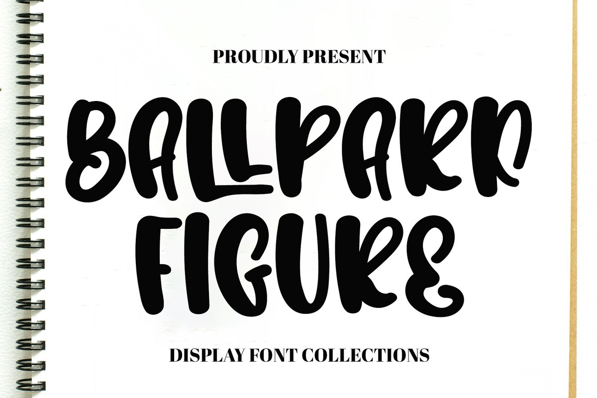 Ballpark Figure Font preview