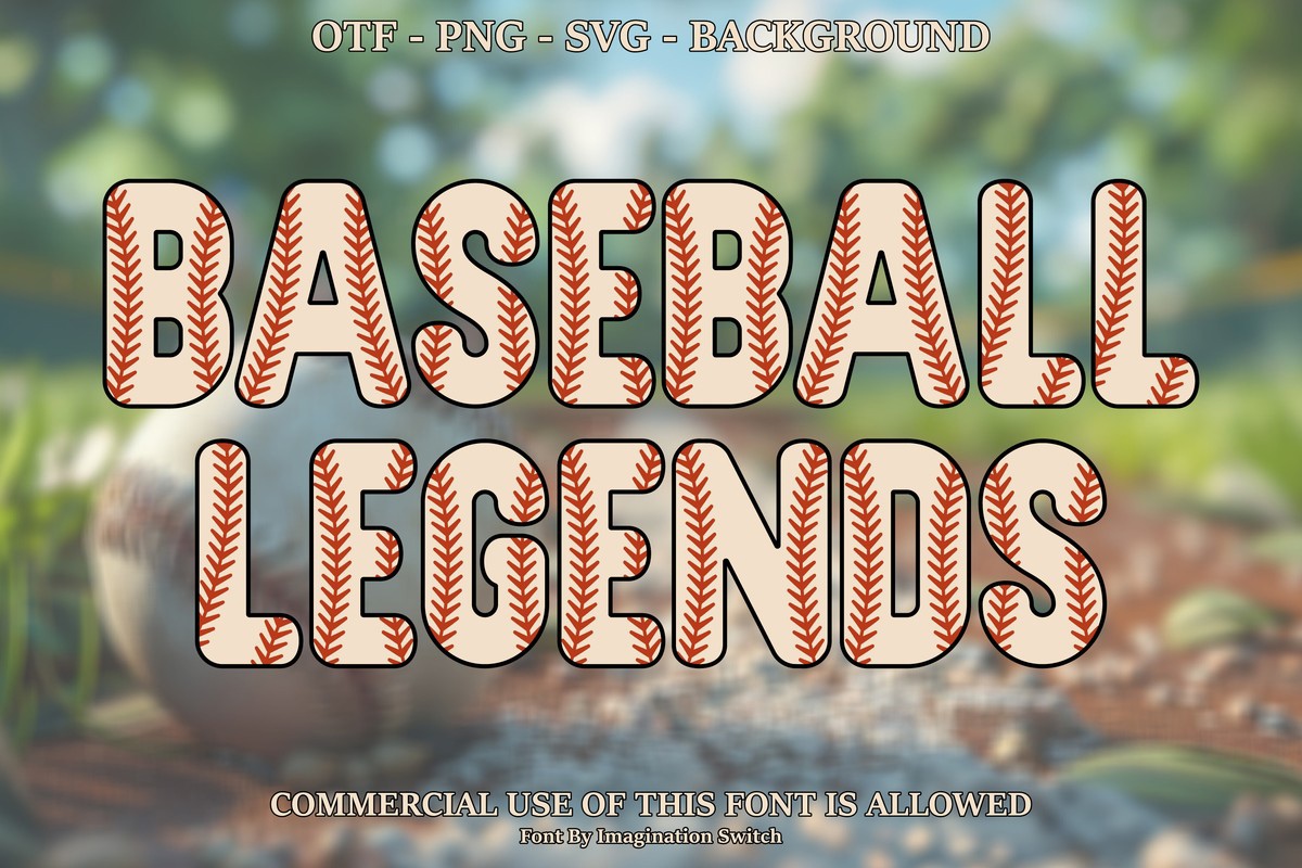 Baseball Legends Font preview