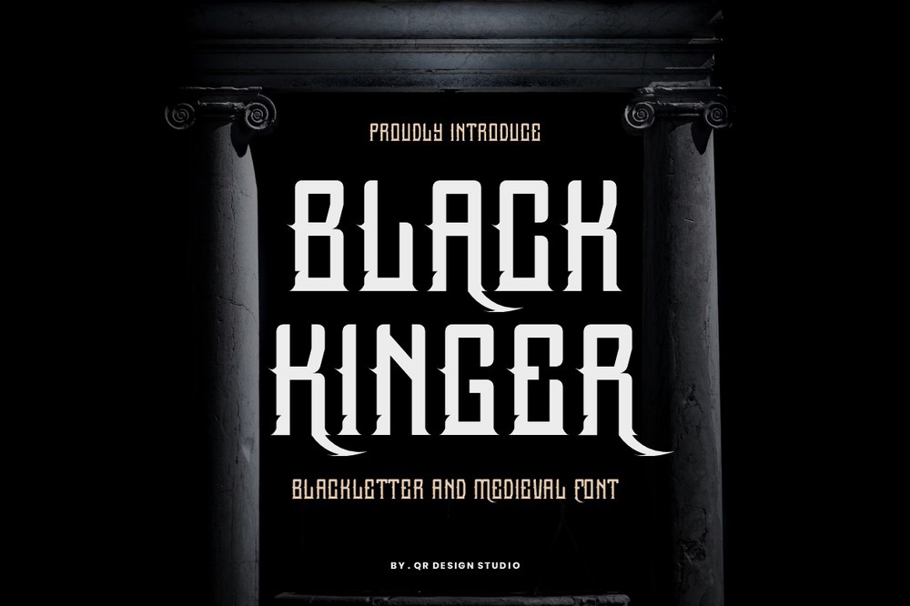 Black Kinger Font preview