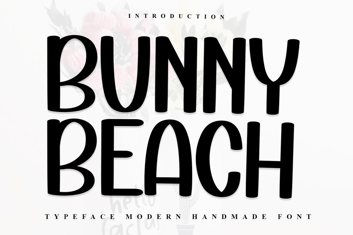 Bunny Beach Font preview